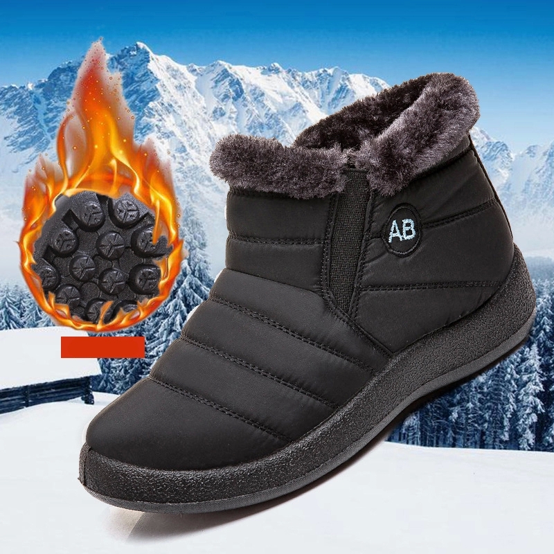 Women Boots Snow Boots Slip on Flat Ultrlight Warm Plush Fur Ankle Winter Female Female Winter Footwear Shoes #TR1J, Black
Women Boots Snow Boots Slip on Flat Ultrlight Warm Plush Fur Ankle Winter Female Female Winter Footwear Shoes #TR1J, Black