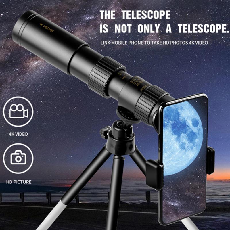 Metal Monocular Telescope 10-30x25 /10-300x40Zoom High-Quality Binoculars Telescope Supports Smartphone with Light Night Vision
Metal Monocular Telescope 10-30x25 /10-300x40Zoom High-Quality Binoculars Telescope Supports Smartphone with Light Night Vision