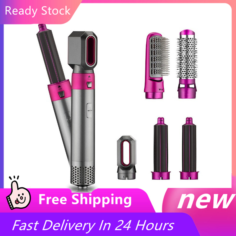 New Electric Hair Dryer 5 In 1 Hair Comb Negative Ion Straightener Brush Blow Dryer Air Wrap Curling Wand Detachable Brush Kitg
New Electric Hair Dryer 5 In 1 Hair Comb Negative Ion Straightener Brush Blow Dryer Air Wrap Curling Wand Detachable Brush Kitg