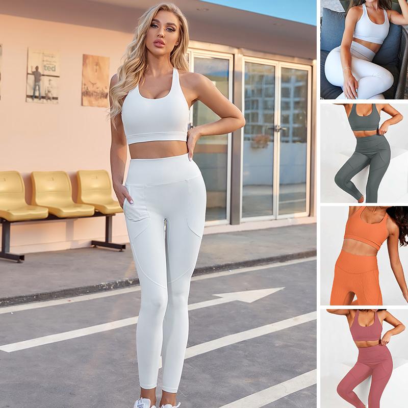 2pcs/Set Women Seamless Fitness Yoga Suit Bra High Stretchy Workout Sport Set High Waist Sport Legging Exercise Gym Running Set, Brick red
2pcs/Set Women Seamless Fitness Yoga Suit Bra High Stretchy Workout Sport Set High Waist Sport Legging Exercise Gym Running Set, Brick red