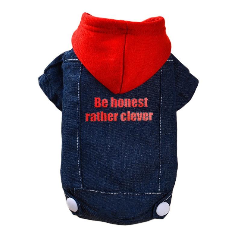 Warm Cotton Padded Dogs Denim Clothes 2 Legged Thickening Jacket Puppy Hooded Pet Coats
Warm Cotton Padded Dogs Denim Clothes 2 Legged Thickening Jacket Puppy Hooded Pet Coats