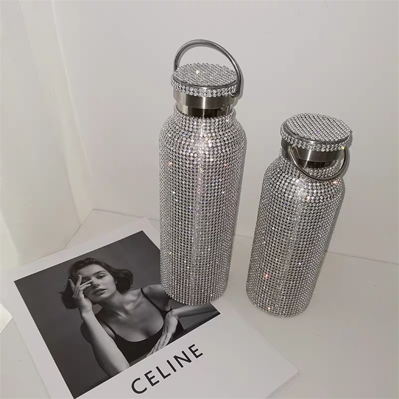 Diamond Thermos Vacuum Flask Bling Hot Water Thermos Stainless Steel Thermos Bottle Sparkling Large Insulated Bottle Coffee Mug 201221
Diamond Thermos Vacuum Flask Bling Hot Water Thermos Stainless Steel Thermos Bottle Sparkling Large Insulated Bottle Coffee Mug 201221