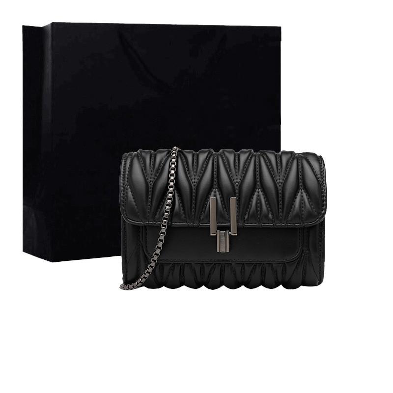 Wholesale factory ladies leathers chain bags simple clamshell sewing fashionable clutch bag elegant joker black leather handbag street fashion buckle backpack, White
Wholesale factory ladies leathers chain bags simple clamshell sewing fashionable clutch bag elegant joker black leather handbag street fashion buckle backpack, White