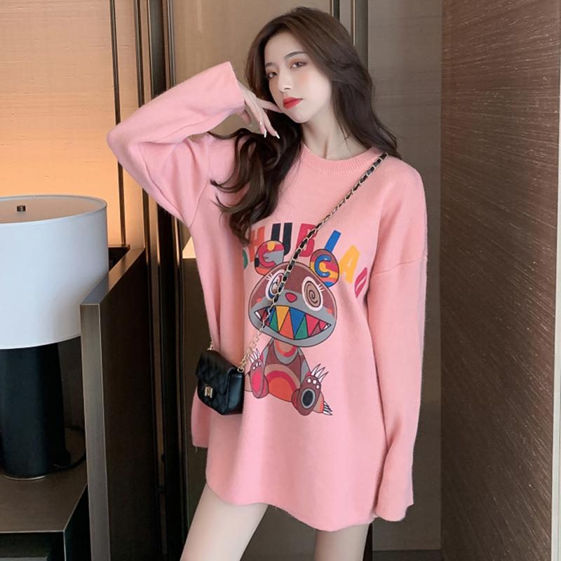 Womens Sweater Female Oversized Knitted Fall 2020 Clothing Pullover Winter Autumn New Fashion Korean Style Warmlong sleeve, Pink
Womens Sweater Female Oversized Knitted Fall 2020 Clothing Pullover Winter Autumn New Fashion Korean Style Warmlong sleeve, Pink