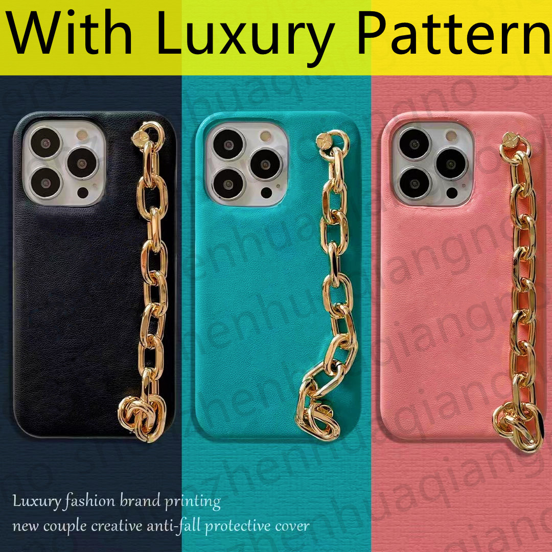 Luxurys Leather Phone Cases For iPhone 13 ProMax i 12 11 Pro Fashion Designer Bracelet Wristband Thick Golden Chain Worn in the Hand Embossing Monogram Handbag Cover, 1l#black+logo
Luxurys Leather Phone Cases For iPhone 13 ProMax i 12 11 Pro Fashion Designer Bracelet Wristband Thick Golden Chain Worn in the Hand Embossing Monogram Handbag Cover, 1l#black+logo