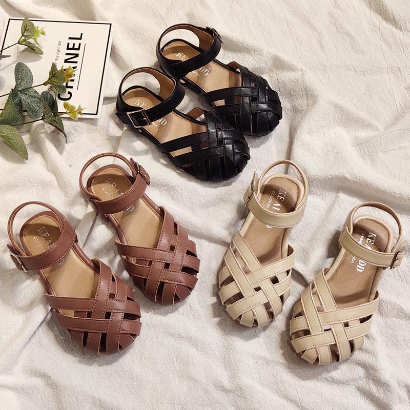 Girls Sandals Hollow Princess Shoes Hook Loop Kids Sandals Leather Weaving Summer Shoes Closed Toe Beach Sandalias 15-37#, Black
Girls Sandals Hollow Princess Shoes Hook Loop Kids Sandals Leather Weaving Summer Shoes Closed Toe Beach Sandalias 15-37#, Black