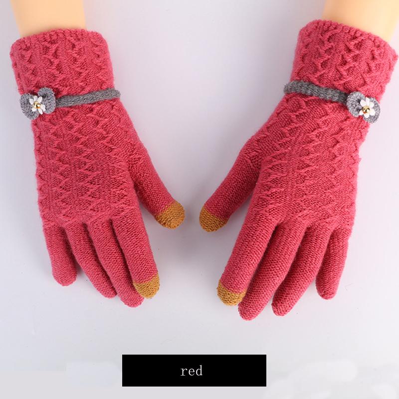 Five Fingers Gloves Autumn And Winter Fashion Girl Jacquard Knitted Women Warm Wool Solid Color Split Finger
Five Fingers Gloves Autumn And Winter Fashion Girl Jacquard Knitted Women Warm Wool Solid Color Split Finger