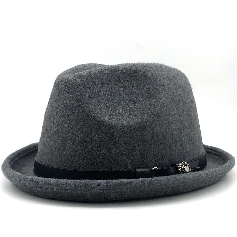 Simple Men's Felt Fedora Hat for Gentleman Winter Autumn Roll Up Brim Homburg Dad Jazz Hat, Red
Simple Men's Felt Fedora Hat for Gentleman Winter Autumn Roll Up Brim Homburg Dad Jazz Hat, Red