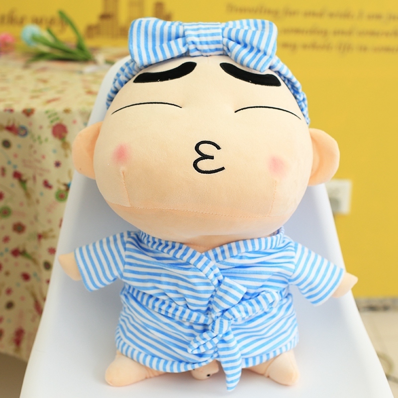 Explosion Dressing Crayon Shinchan Plush Toy Cute Funny Ragdoll Doll Net Red Sleeping Pillow Cute Shinchan Big Pillow Girl Bir L