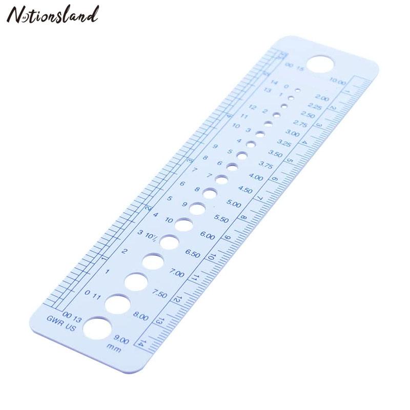 1pc Plastic Knitting Gauge Measure Ruler Sweater Needle Measuring Ruler Sew Home DIY Weaving Tool Sewing Accessory 16x4cm
1pc Plastic Knitting Gauge Measure Ruler Sweater Needle Measuring Ruler Sew Home DIY Weaving Tool Sewing Accessory 16x4cm