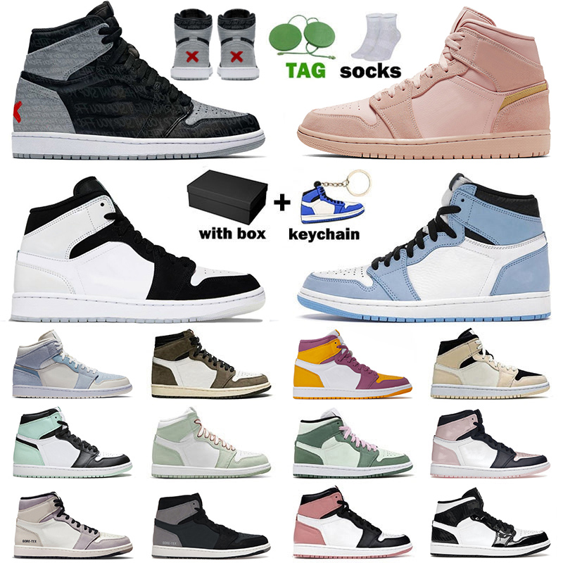 Top Quality Jumpman 1 1s Basketball shoes Men Panda Patent Varsity Red High Dark Mocha Cactus Jack Unc Airness Mid Carbon Fiber Dutch Green Sneakers Big Size Us 13, 36-47 hyper royal
Top Quality Jumpman 1 1s Basketball shoes Men Panda Patent Varsity Red High Dark Mocha Cactus Jack Unc Airness Mid Carbon Fiber Dutch Green Sneakers Big Size Us 13, 36-47 hyper royal
