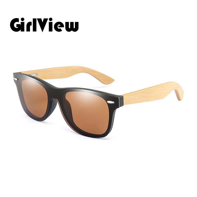 Girlview Bamboo Leg Color Coating Lens Sunglasses Men Classic Square Sunglasses Fashion Retro Women Sun Glasses 8849
Girlview Bamboo Leg Color Coating Lens Sunglasses Men Classic Square Sunglasses Fashion Retro Women Sun Glasses 8849