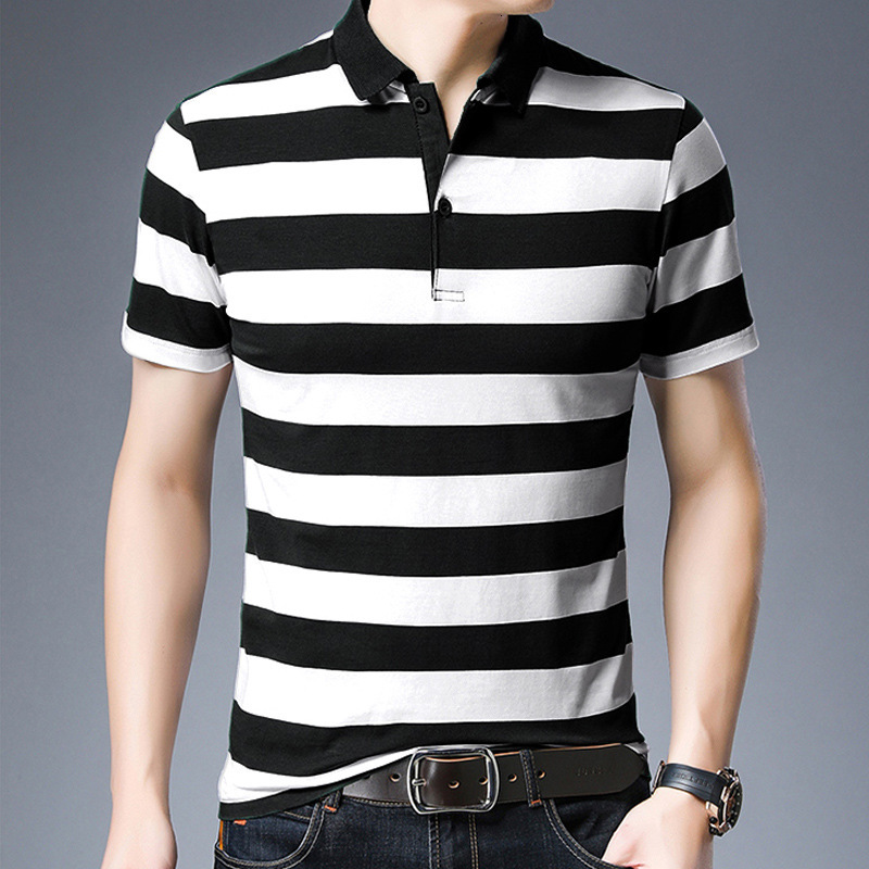2021 New Summer Short Sleeves Oversized Korea Fashion Striped Polo Shirts Streetwear Hip Hop Punk Men's Top Tees Clothes Un9e, Fm532 1
2021 New Summer Short Sleeves Oversized Korea Fashion Striped Polo Shirts Streetwear Hip Hop Punk Men's Top Tees Clothes Un9e, Fm532 1