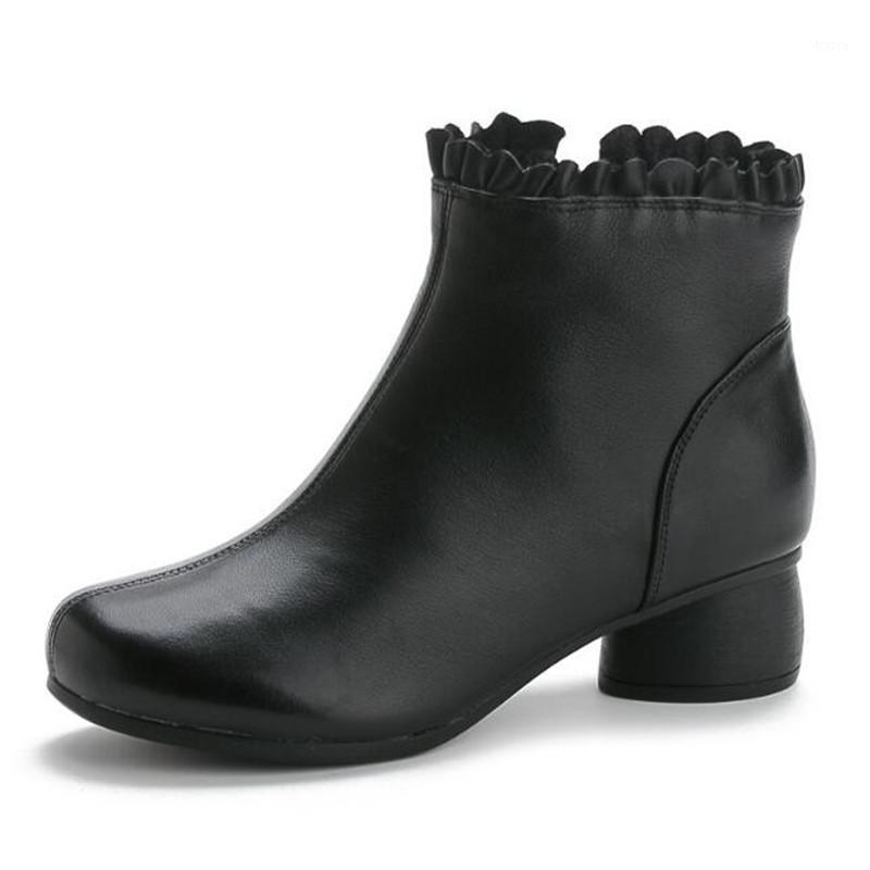 2020 New Elegant Black Autumn Boots Women Ankle Boots Thick with High Heel Shoes Woman Genuine Leather1
2020 New Elegant Black Autumn Boots Women Ankle Boots Thick with High Heel Shoes Woman Genuine Leather1