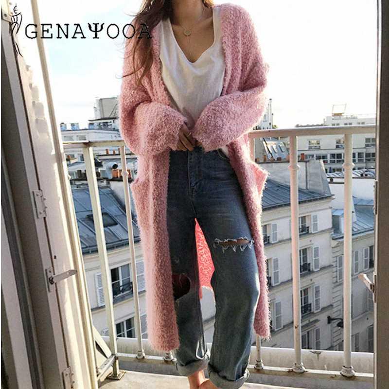 Genayooa Winter Women Sweater Coat Casual Cashmere Long Candigan Streetwear Female Jumpers Coat Outwear Knit Sweater Candigan, Gray
Genayooa Winter Women Sweater Coat Casual Cashmere Long Candigan Streetwear Female Jumpers Coat Outwear Knit Sweater Candigan, Gray