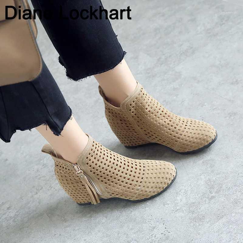 Hollow boots women Breathable Mesh bootie 2020 new ladies openwork Zipper height increasing shoes Flat heel mujer Plus size 411, Wine red
Hollow boots women Breathable Mesh bootie 2020 new ladies openwork Zipper height increasing shoes Flat heel mujer Plus size 411, Wine red