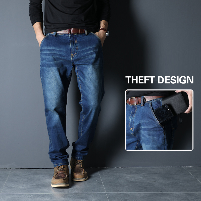 2021 Cotton Jeans Men High Quality Famous Brand Denim Trousers Soft Mens Pants Spring Jean Fashion Large Big Size 44 46 Niuh, Blue
2021 Cotton Jeans Men High Quality Famous Brand Denim Trousers Soft Mens Pants Spring Jean Fashion Large Big Size 44 46 Niuh, Blue