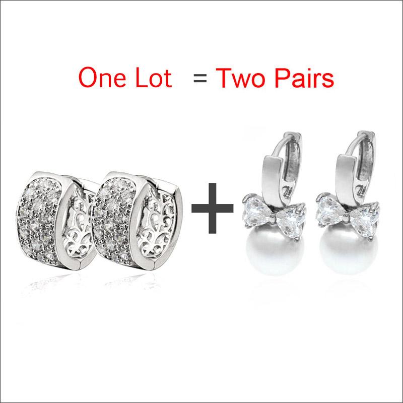 2Pairs/Lot Small Hoop Earrings Chic Genuine Freshwater Pearl Jewelry Accessories Women Oorbellen Boucles D'oreilles E0310 E2233
2Pairs/Lot Small Hoop Earrings Chic Genuine Freshwater Pearl Jewelry Accessories Women Oorbellen Boucles D'oreilles E0310 E2233