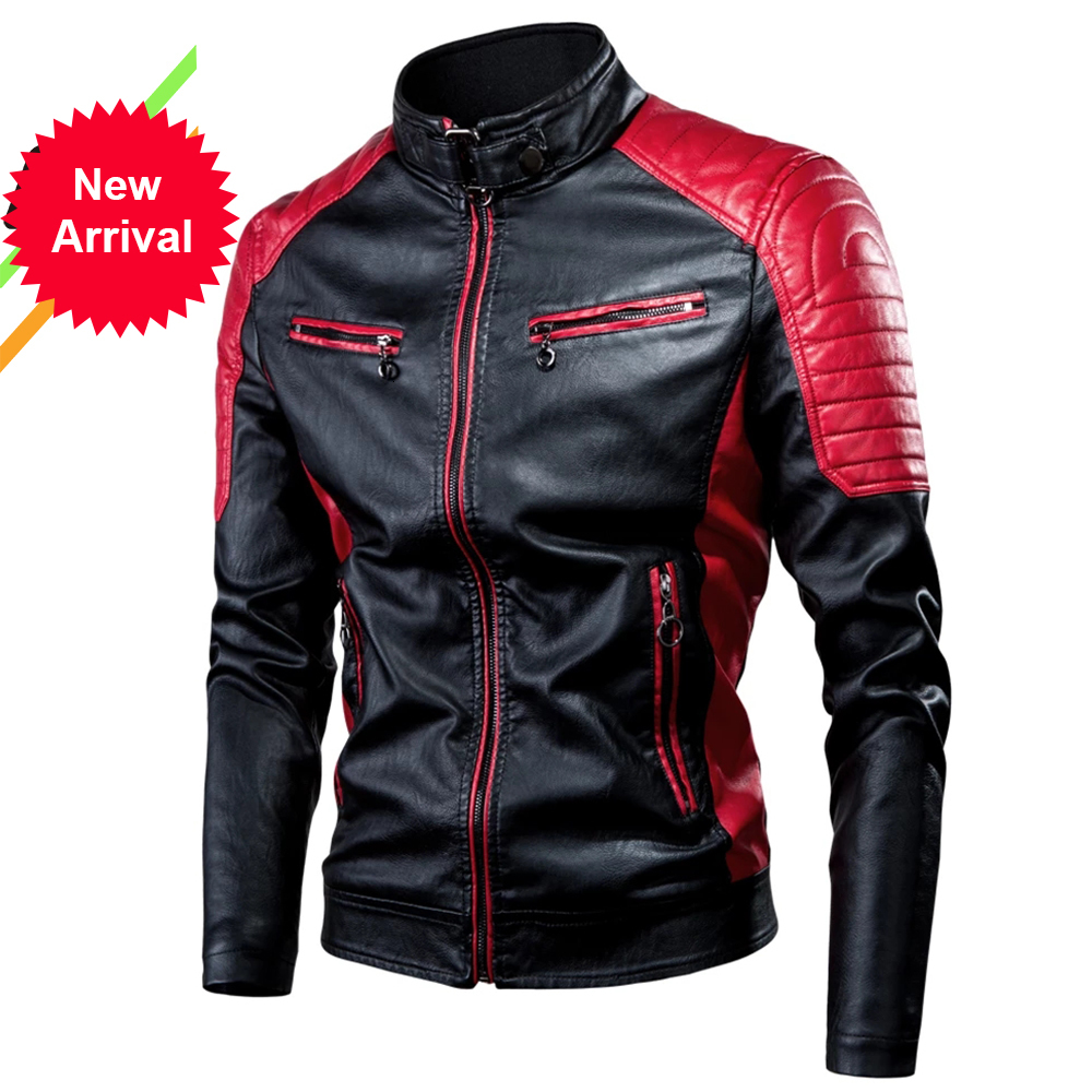 New 2021 Spring Casual Motor Spliced Autumn Fashion Biker Vintage Warm Leather Jacket Coat Men Aqic, Black
New 2021 Spring Casual Motor Spliced Autumn Fashion Biker Vintage Warm Leather Jacket Coat Men Aqic, Black