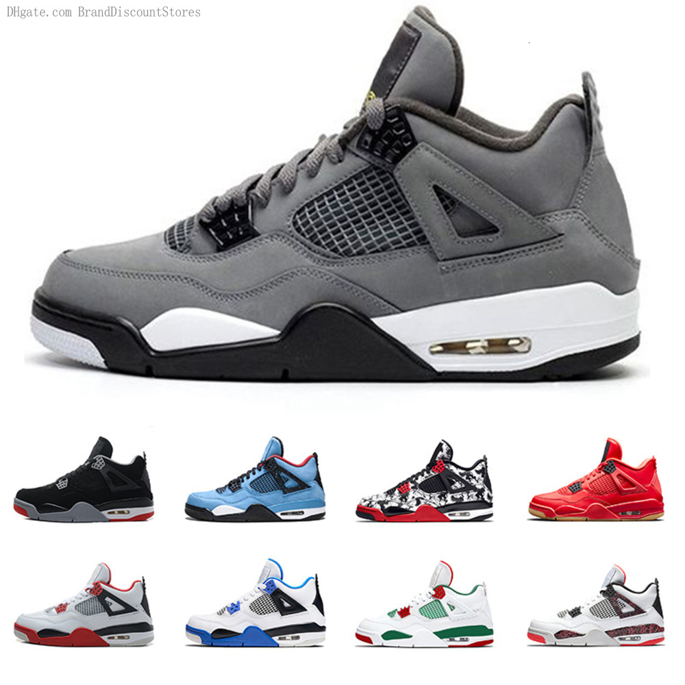 2020 Cool Grey Bred 4s Mens Shoes 4 Pale Citron Pure Money Oreo White Cement Alternate Wings Fashion Men Sports Sneakers
2020 Cool Grey Bred 4s Mens Shoes 4 Pale Citron Pure Money Oreo White Cement Alternate Wings Fashion Men Sports Sneakers