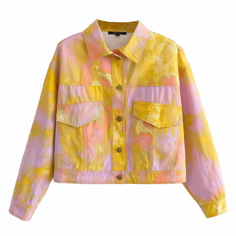 FNOCE women' jeans jackets winter new fashion trends casual tie-dye long sleeve Turn-down Collar slim short denim jackets caot, Pink
FNOCE women' jeans jackets winter new fashion trends casual tie-dye long sleeve Turn-down Collar slim short denim jackets caot, Pink