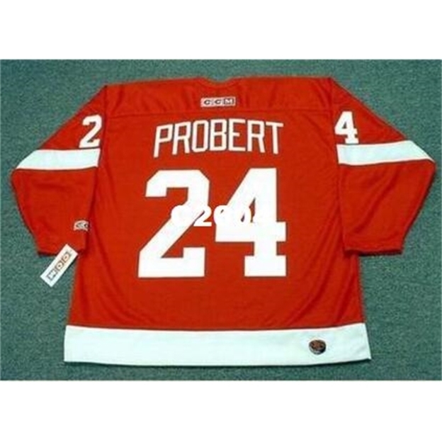 rare Men #24 BOB PROBERT Detroit Red Wings 1993 CCM Vintage RETRO Home Hockey Jersey or custom any name or number retro Jersey, White
rare Men #24 BOB PROBERT Detroit Red Wings 1993 CCM Vintage RETRO Home Hockey Jersey or custom any name or number retro Jersey, White