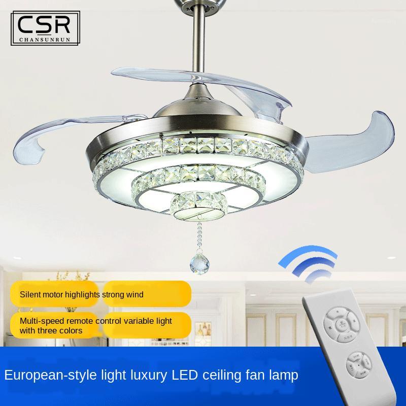 Crystal Ceiling Fan Light 42 Inch LED Remote Control Ceiling Fans with Lights Home Decor Invisible Fan Lamp Ventilador De Techo1
Crystal Ceiling Fan Light 42 Inch LED Remote Control Ceiling Fans with Lights Home Decor Invisible Fan Lamp Ventilador De Techo1