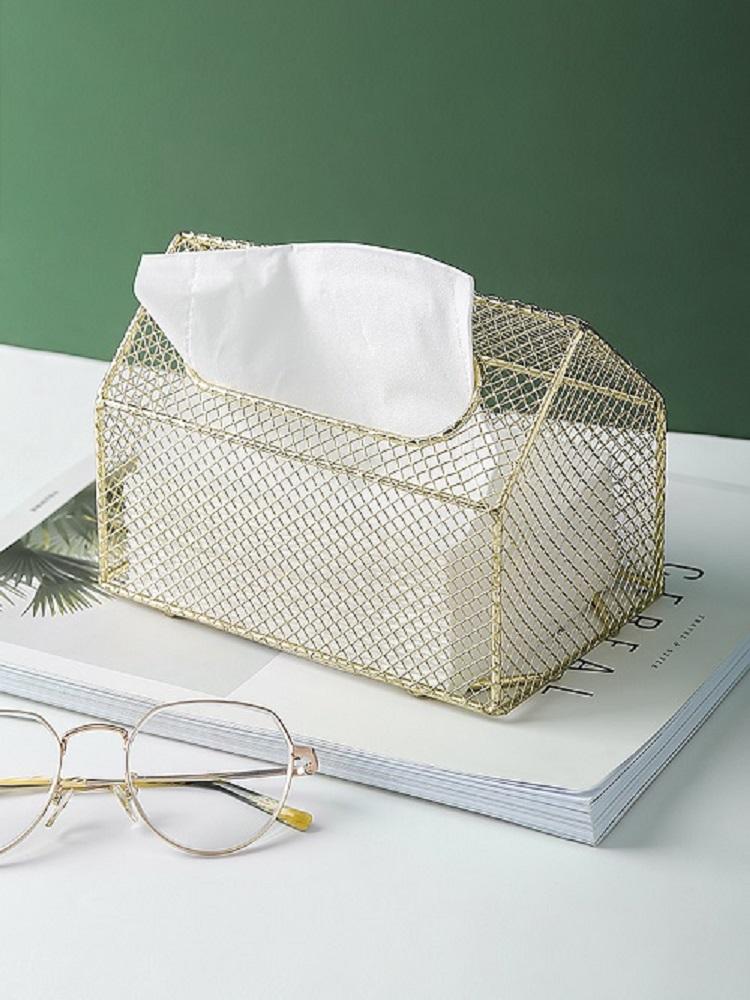 Creative Iron Tissue Box Restaurant Dining Table Home Bedroom Multifunctional Storage Box Tissue Boxes Napkin Holder
Creative Iron Tissue Box Restaurant Dining Table Home Bedroom Multifunctional Storage Box Tissue Boxes Napkin Holder