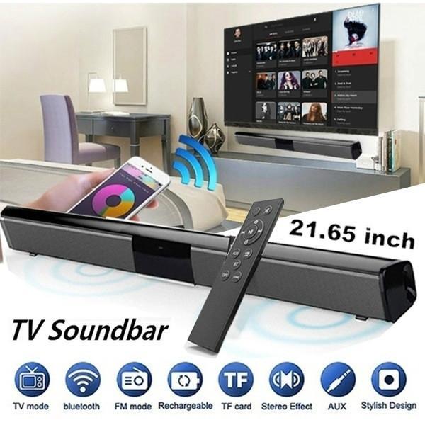 2020 Luxury Upgrade Best Sound Quality Wireless Bluetooth Soundbar Speaker TV Home Theater Soundbar Subwoofer with RCA Line1
2020 Luxury Upgrade Best Sound Quality Wireless Bluetooth Soundbar Speaker TV Home Theater Soundbar Subwoofer with RCA Line1