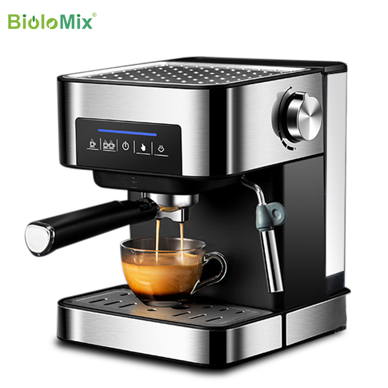 BioloMix 20 Bar Italian Type Espresso Coffee Maker Machine with Milk Frother Wand for Espresso, Cappuccino, Latte and Mocha
BioloMix 20 Bar Italian Type Espresso Coffee Maker Machine with Milk Frother Wand for Espresso, Cappuccino, Latte and Mocha