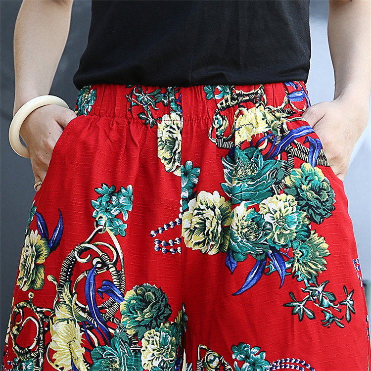 Summer slim fluid wide leg pants female trousers fancy plus size wide-leg pants feet straight casual boot cut T200319