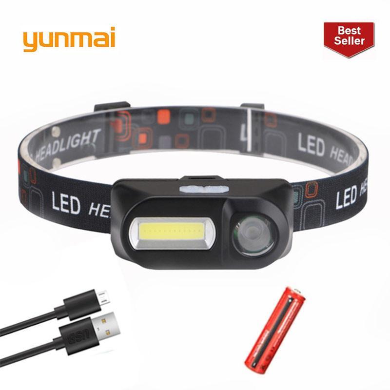Mini Waterproof XPE COB LED 6-mode Headlight Headlamp USB Rechargeable 18650 Battery Head Light Lamp for Outdoor1
Mini Waterproof XPE COB LED 6-mode Headlight Headlamp USB Rechargeable 18650 Battery Head Light Lamp for Outdoor1
