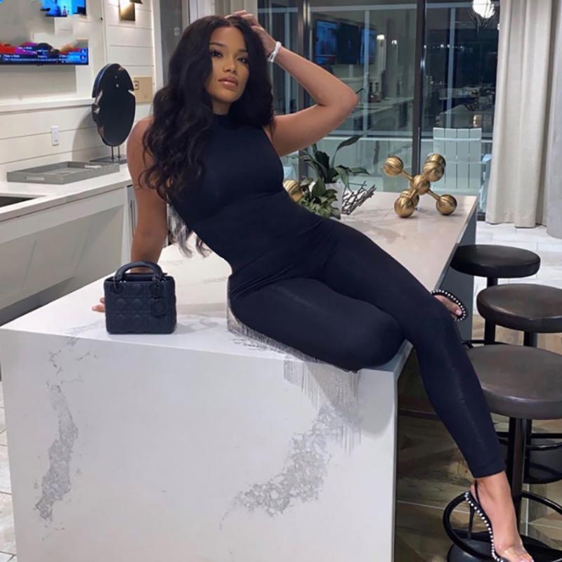 2020 woman new jumpsuit elastic high casual fitness sport rompers female sleeveless activewear skinny women outfit, Black
2020 woman new jumpsuit elastic high casual fitness sport rompers female sleeveless activewear skinny women outfit, Black