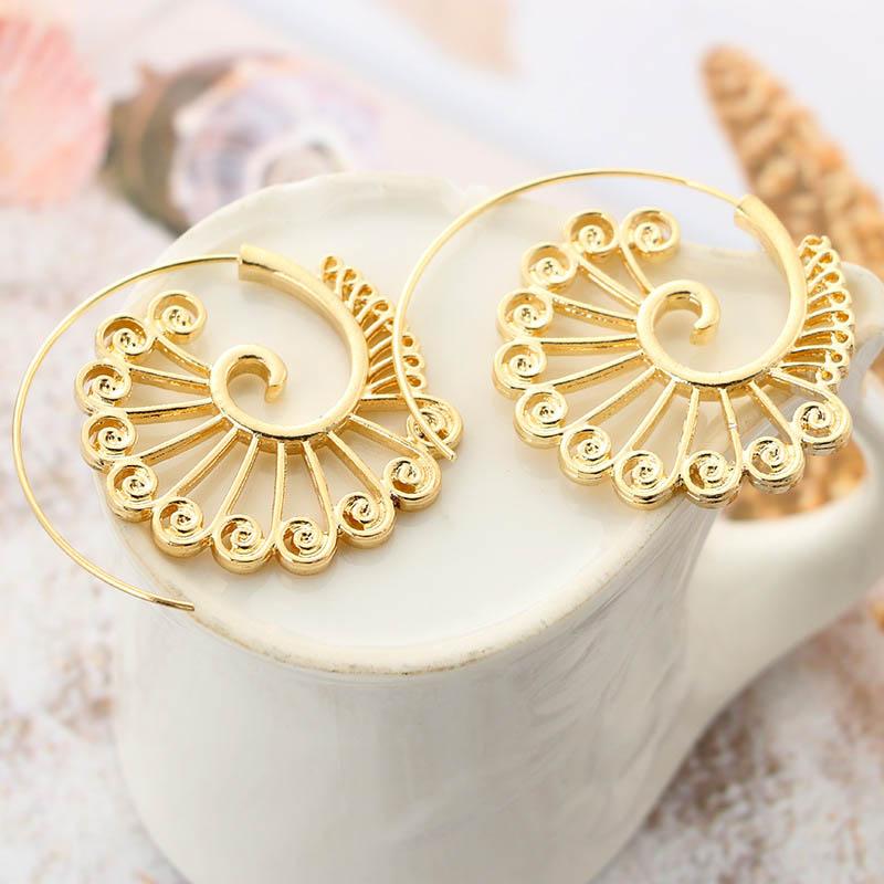 Women Gold 1 Whirlpool Earrings for Pair Jewelry Accessories Bohemian Color 4CM Earring Statement Alloy
Women Gold 1 Whirlpool Earrings for Pair Jewelry Accessories Bohemian Color 4CM Earring Statement Alloy