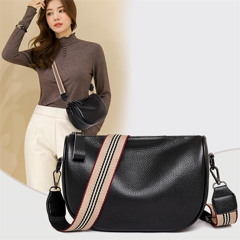 Luxury Wide shoulder strap Handbags Women Bags Designer Ladies Chic 100% genuine leather Cowhide Stylish Crossbody Shoulder Bag, Black
Luxury Wide shoulder strap Handbags Women Bags Designer Ladies Chic 100% genuine leather Cowhide Stylish Crossbody Shoulder Bag, Black