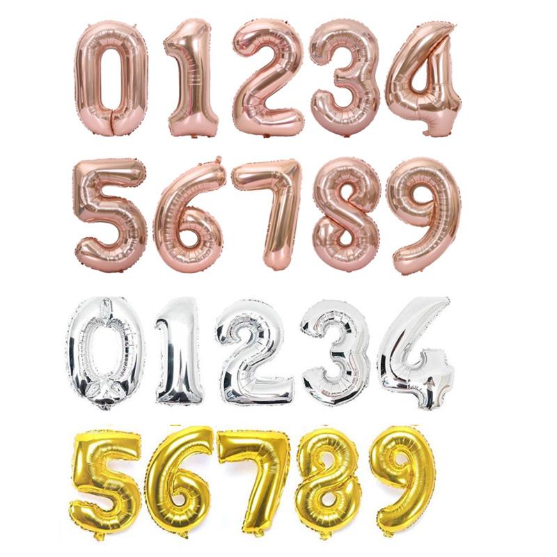 Number Balloons 0-9 40 32 16 Inch Aluminium Foil Globos Rose Gold Silver Party Decor 1 Pcs Kids Ball Supplies
Number Balloons 0-9 40 32 16 Inch Aluminium Foil Globos Rose Gold Silver Party Decor 1 Pcs Kids Ball Supplies