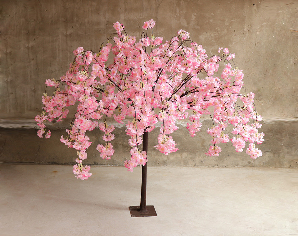 New Artificial Flower Cherry Blossom Wishing Tree Christmas Decor Wedding Table Centerpiece el Store Home Display Cherry Tree3380393