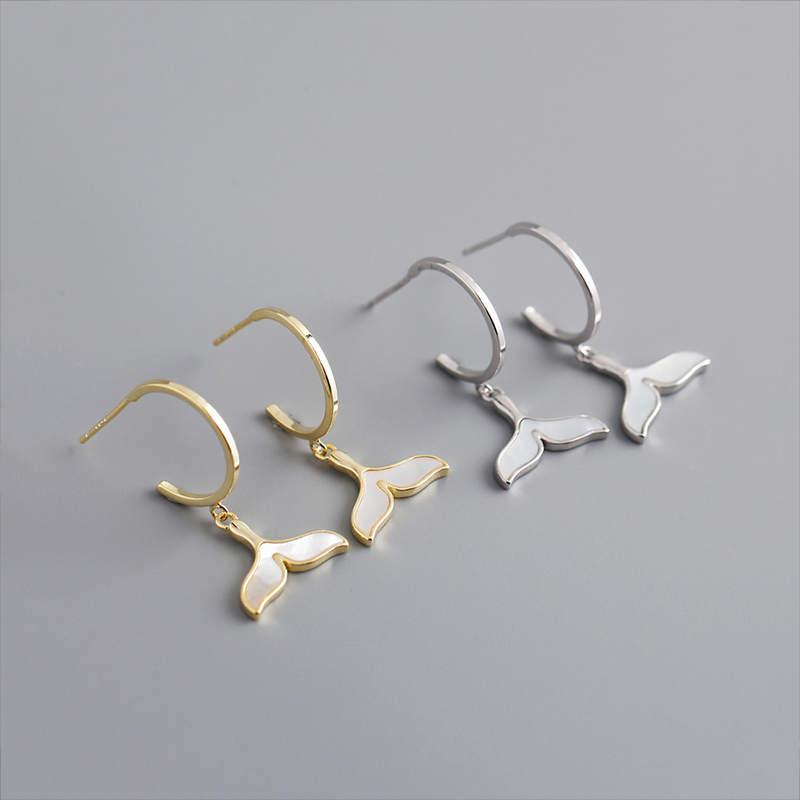 Minimalist Unique Real 925 Sterling Silver Fish Whale Tail Fine Jewelry Fashion 2020 New Style For Women Party Birthday Gifts
Minimalist Unique Real 925 Sterling Silver Fish Whale Tail Fine Jewelry Fashion 2020 New Style For Women Party Birthday Gifts