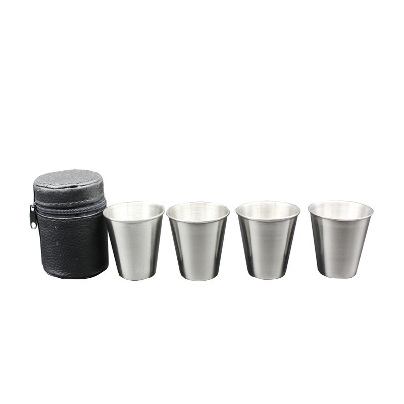 70ml Stainless Steel Wine Glass Thickened Portable Outdoor Sanding Small Wine Glass Spirit Mini Glass Set VT1945
70ml Stainless Steel Wine Glass Thickened Portable Outdoor Sanding Small Wine Glass Spirit Mini Glass Set VT1945