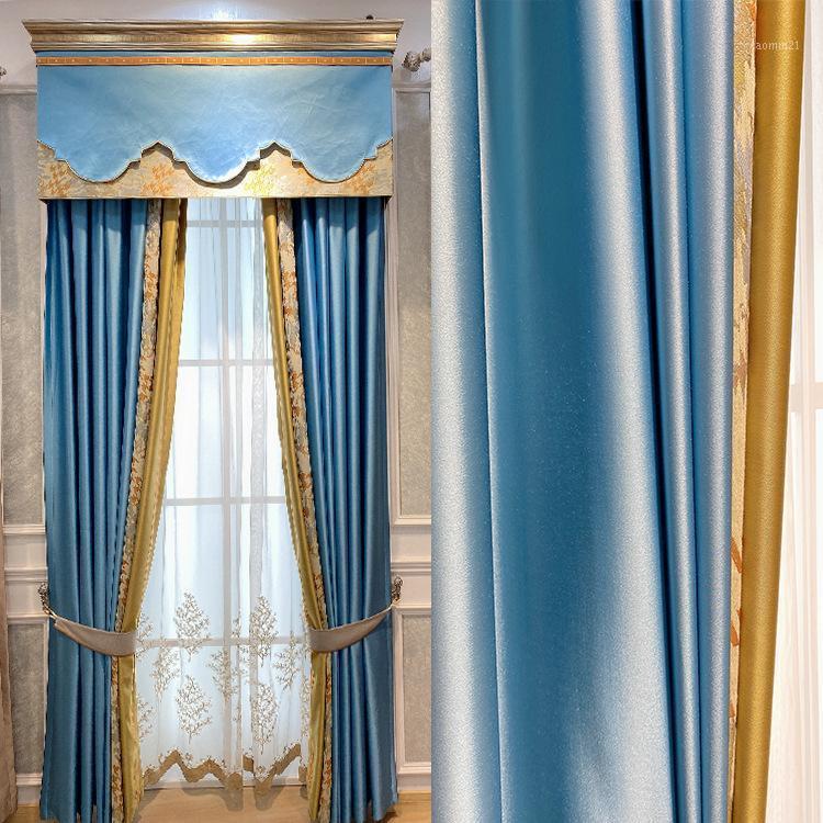 New European-Style Embroidered Jacquard Cheney Curtains for Living Room Bedroom Luxury Home Decor Bedroom Curtains1, Tulle
New European-Style Embroidered Jacquard Cheney Curtains for Living Room Bedroom Luxury Home Decor Bedroom Curtains1, Tulle