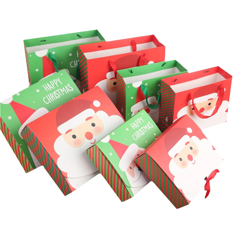 Santa Claus Merry Christmas Candy Gift Boxes Guests Packaging Paper Boxes Gift Bag Christmas Party Favors Kids Gift Decoration
Santa Claus Merry Christmas Candy Gift Boxes Guests Packaging Paper Boxes Gift Bag Christmas Party Favors Kids Gift Decoration
