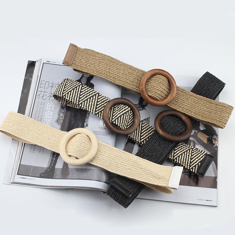 Q Vintage Boho Braided Waist Belt Summer Solid Color Female Belt Round Wooden Smooth Buckle Wide Belts Women Dress Accessories, White
Q Vintage Boho Braided Waist Belt Summer Solid Color Female Belt Round Wooden Smooth Buckle Wide Belts Women Dress Accessories, White