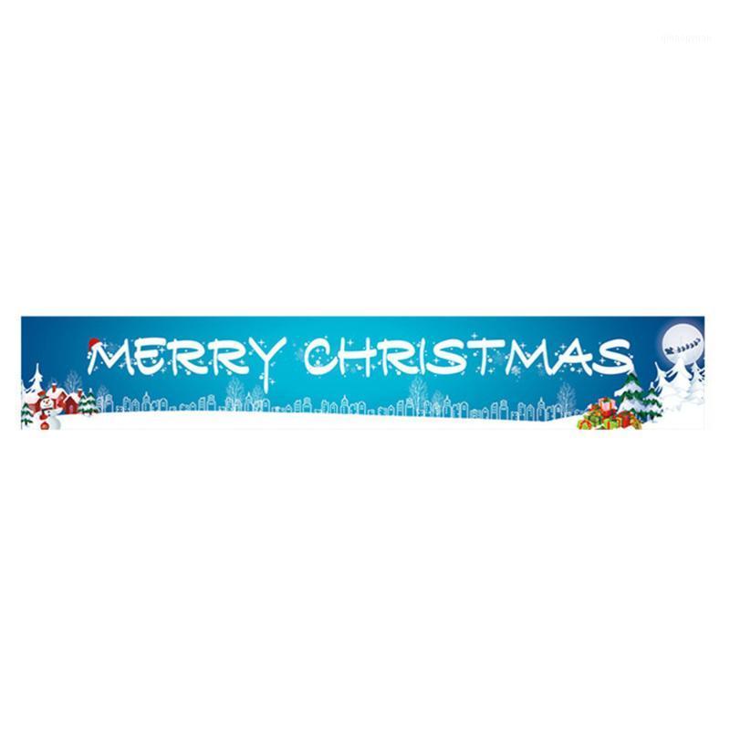 1Pc Christmas Safe Decor Banner Party Bunting Party Flag for Bar1