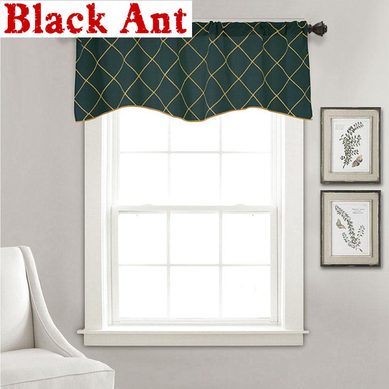 1PCS Rod Pocket American Dark Green Half Curtain Valance for kitchen Door Small Window Cabinet Stripe Short Drapery DL034F, Light green
1PCS Rod Pocket American Dark Green Half Curtain Valance for kitchen Door Small Window Cabinet Stripe Short Drapery DL034F, Light green