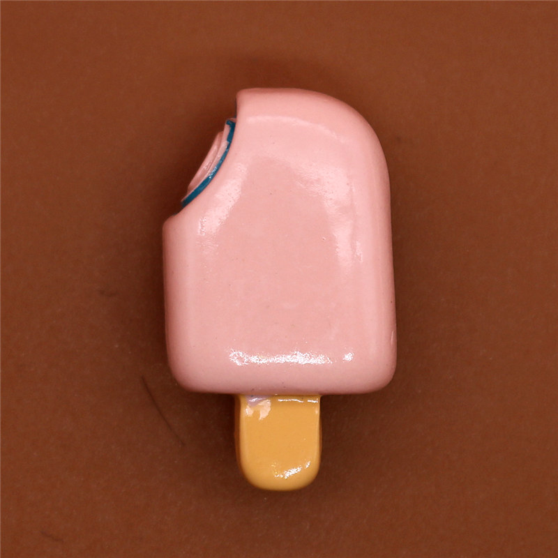 Cute Mini Shoe Charm Accessories Simulation Chocolate ice cream Shoe Decoration for sandal Kid's X-mas Gift