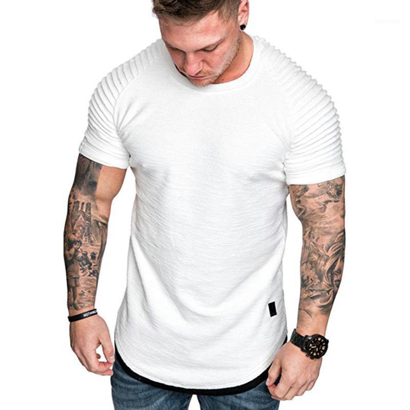 CHAMSGEND High Quality T Shirts Men Round Neck Solid T Shirt 2020 Summer Short Sleeve Pleated Two pieces Homme T-shirt Tee1, White
CHAMSGEND High Quality T Shirts Men Round Neck Solid T Shirt 2020 Summer Short Sleeve Pleated Two pieces Homme T-shirt Tee1, White