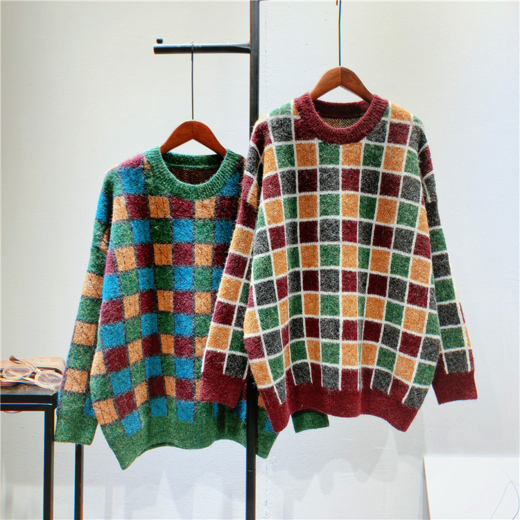 2021 New Autumn O-neck Long Sleeve Plaid Warm Sweater Fashion Winter Casual Women Pullovers Pull Femme Jv9e, Green
2021 New Autumn O-neck Long Sleeve Plaid Warm Sweater Fashion Winter Casual Women Pullovers Pull Femme Jv9e, Green