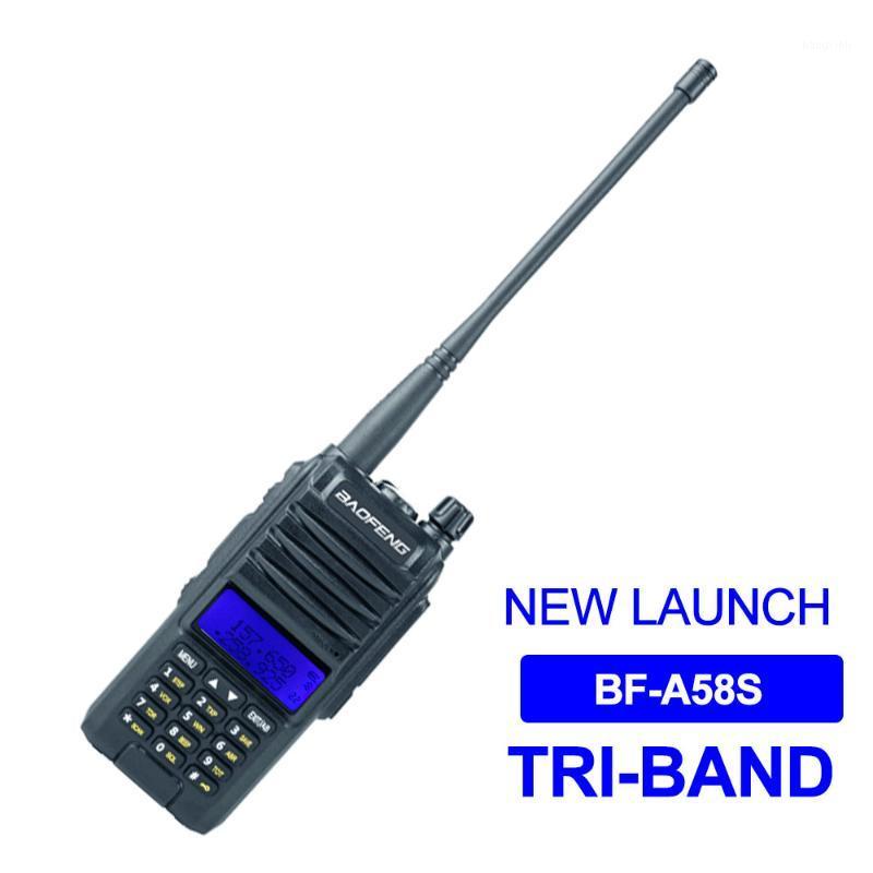New Baofeng Walkie Talkie BF-A58S 5W Tri Band 136-174MHz 200-260MHz 400-480MHz Handheld Radio Station 2200mAh Amateur Radio1
New Baofeng Walkie Talkie BF-A58S 5W Tri Band 136-174MHz 200-260MHz 400-480MHz Handheld Radio Station 2200mAh Amateur Radio1