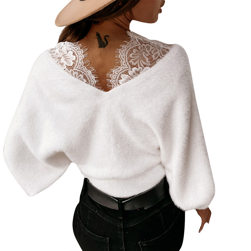 2021 New Women Spring Lace Patchwork Sexy v Neck Long Sleeve Slim Autumn Female Solid Casual Ol Office Ladies Pullover Tops Iuck, Brown
2021 New Women Spring Lace Patchwork Sexy v Neck Long Sleeve Slim Autumn Female Solid Casual Ol Office Ladies Pullover Tops Iuck, Brown