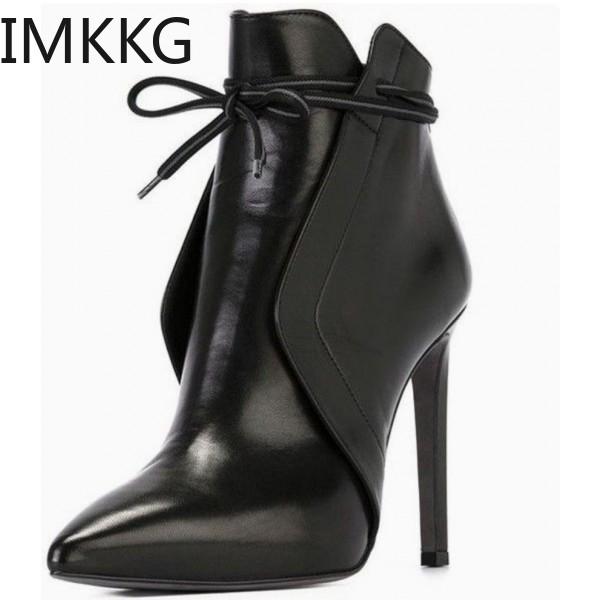 2020 Autumn Winter Women Boots Lace Up Thin Heels Boots Fashion Ankle High Heels Shoes Woman Sapatos, Black
2020 Autumn Winter Women Boots Lace Up Thin Heels Boots Fashion Ankle High Heels Shoes Woman Sapatos, Black